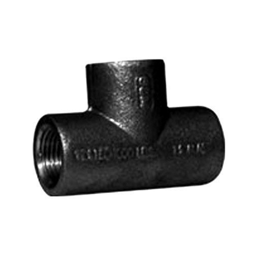 Straight Threaded Mild Steel Tee, For Gas Pipe