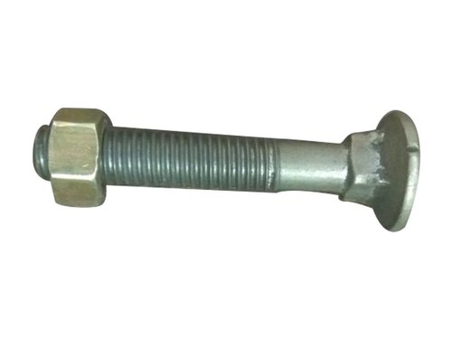 Mild Steel Truck Nut and Bolt, Size: 2 Inch