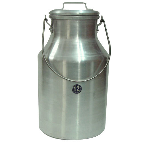 Milk Can With Wire Handle