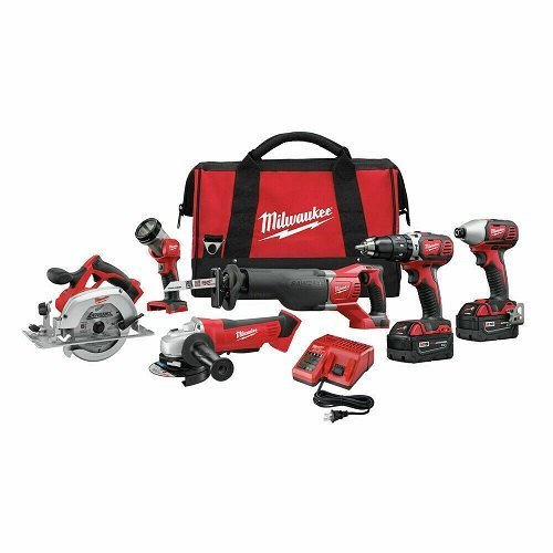 Milwaukee 2696-26 M18 Cordless Lithium-Ion 6-Tool Combo Kit New