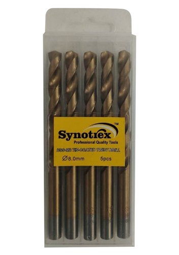 Synotrex HSS Twist Drill Bits, Size: 8.0 Mm, Model Name/Number: HSS-M2