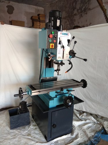 Cosec Manual Mini Vertical Milling Cum Drilling Machine, Model No.: zx45