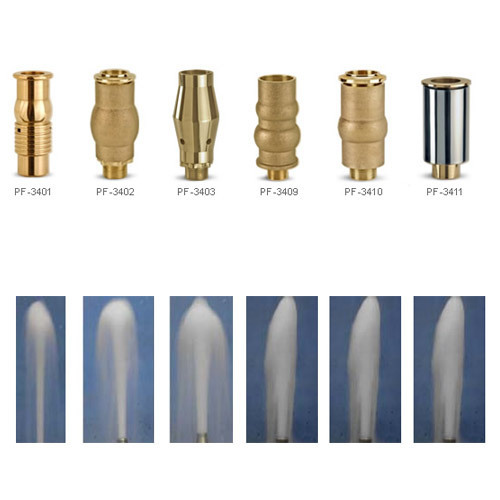 Brass 3/4 inch Foam Effect Nozzles