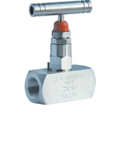 Upto 10000 Psi Stainless Steel Monel 400 Needle Valve, For Water