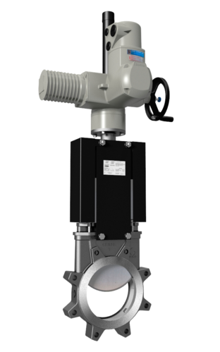KSV Mss Sp-81, Awwa C 520-14 Motorized Knife Gate Valve, Flanged, Size: Dn 50 To Dn 1200