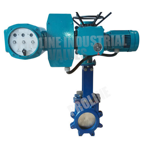 Motorized Knife Edge Gate Valve