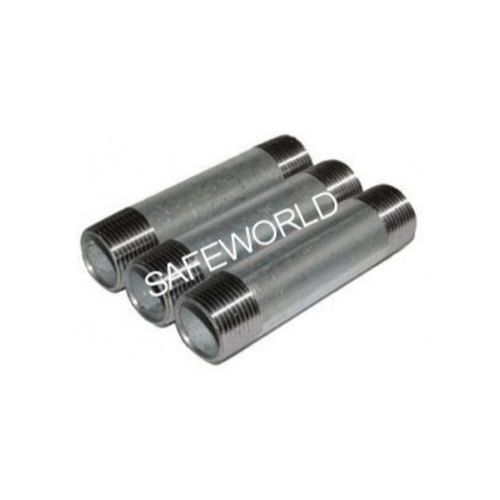Safeworld Mild Steel Ms 25Mm Nipple, Thread Size: 23 Mm, for Structure Pipe