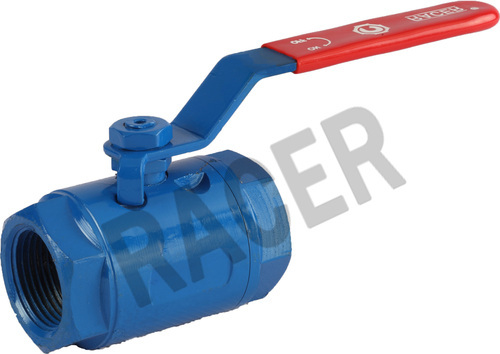 RACER Screwed End Mild Steel Two Eye Type Ball Valve, Size: 8mm To 50mm, Model: MS Two Eye Type Ball Valve
