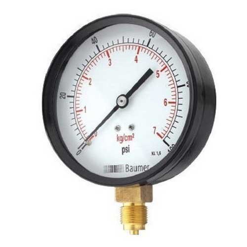 Mild Steel Pressure Gauge, Model Number: AA