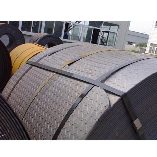 MS Chequered Coil, For Construction, Thickness: 5mm
