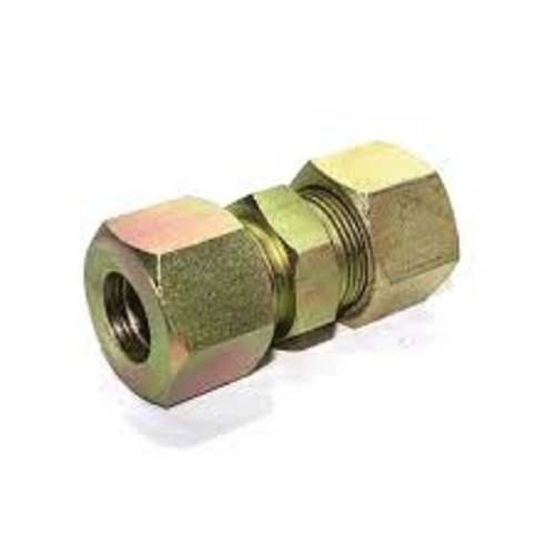Adapters 1/2 inch MS Equal Union Couplings, For Hydraulic Pipe, Thread Size: BSP