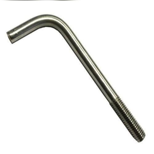 Mild Steel L Shape MS Foundation Bolt, For Industrial, Construction Etc, Size: 15 mm