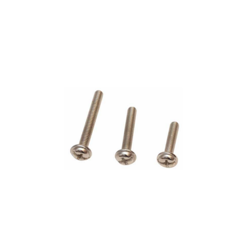 Manhar Steel Stainless Steel MS Nickel Handle Screw, Size: 1/2 Inch, Chrome Finish