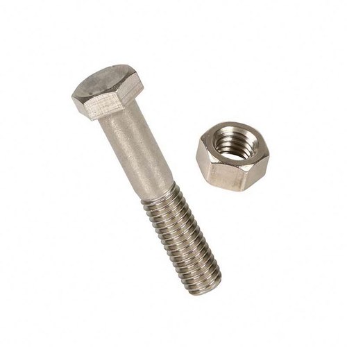 Mild Steel Hot Deep Galvanizing MS Hex Bolt Nut, Size: M6-M64