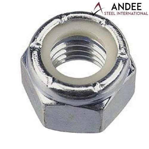 Imported Mild Steel Nylock Nut, Size: M4 To M40