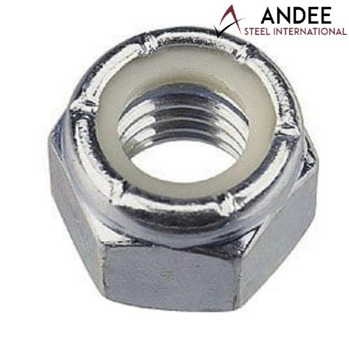 Threaded Mild Steel Nylock Nut