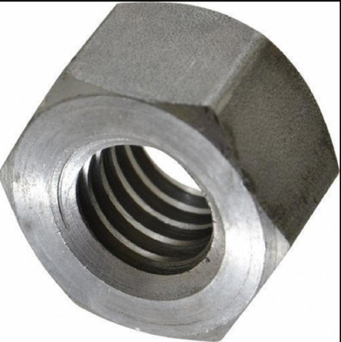 Metallic Grey Mild Steel MS Thread Nut, Size: M16 To M125, Shape: Hex