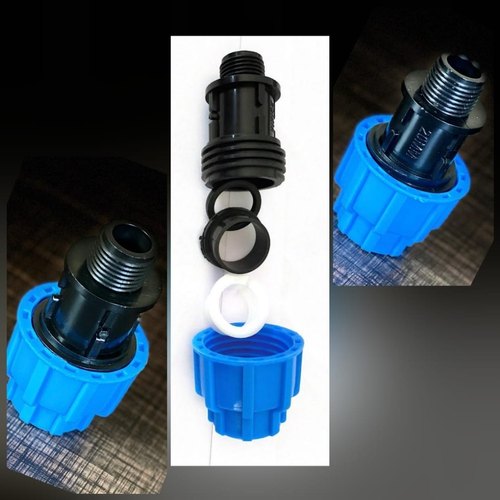 1/2 inch PP Compression Male Threaded Adapter, For Water