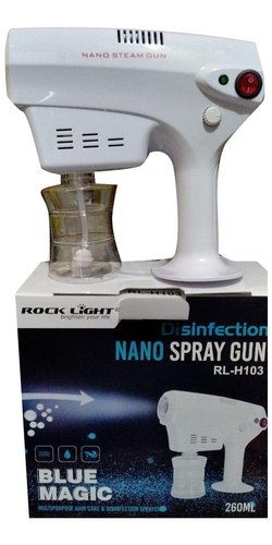 Plastic White Nano Spray Gun, Nozzle Size: 1 mm, 8 - 9 (cfm)