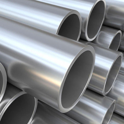 Silver Nickel Alloy Pipe, For Chemical Handling, Single Piece Length: 18 meter