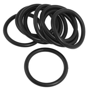 Varrmas Black Nitrile Rubber Ring, Shape: O Ring