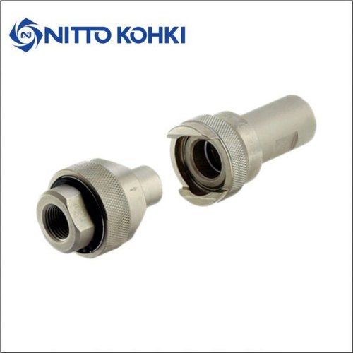 Stainless Steel Nitto Kohki 700r Coupler, For Pneumatic Connections, Size: 1 inch