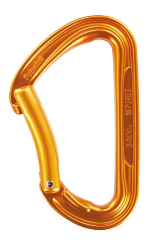 Red Non Locking Snap Gate Carabiner For Rock Climbing