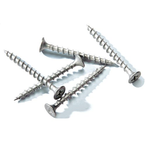 SCREWWALA M-3 To 200 Mm Non Rust Wooden Screws, Grade: En 8, Chrome Polish