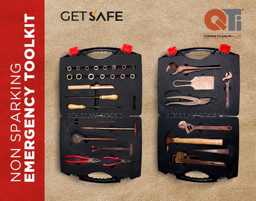 Non Sparking Emergency Toolkit QTi Copper Titanium, Warranty: 1 Year