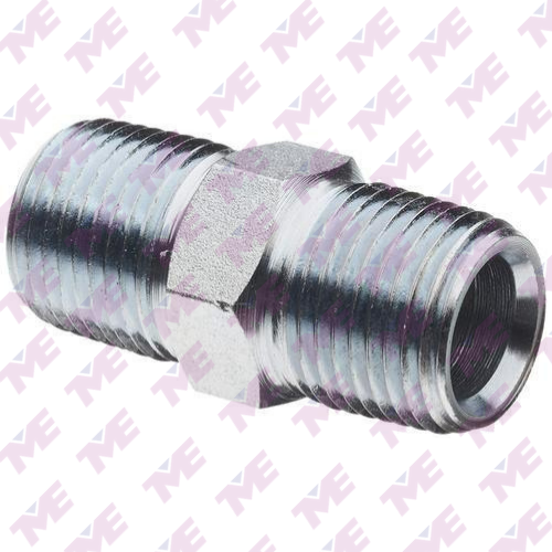 TME Stainless Steel Hydraulic Hex Nipples, Packaging Type: Packet, for Pneumatic Connections