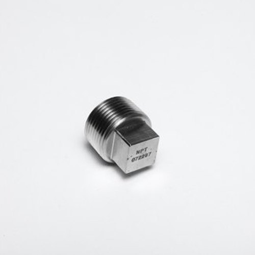 Carbon Steel NPT Square Plug for Plumbing Pipe, Thickness: 1 mm - 6 mm