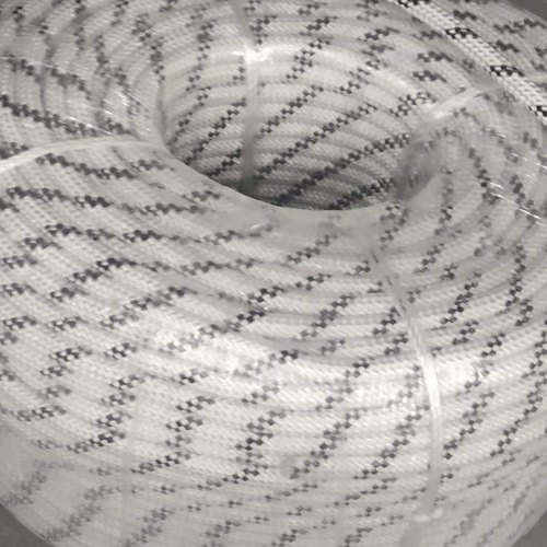 White, Black & DTM Nylon Braided Ropes, Thickness: 5-10 Mm