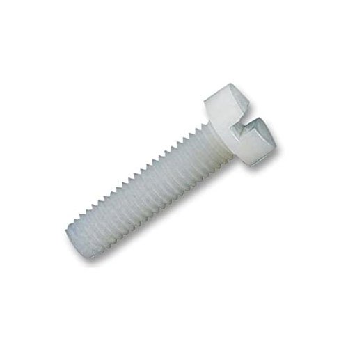 SCREWWALA Full Thread Nylon M-3 Screw, Polished, Size: M-3, M-4 And M-5