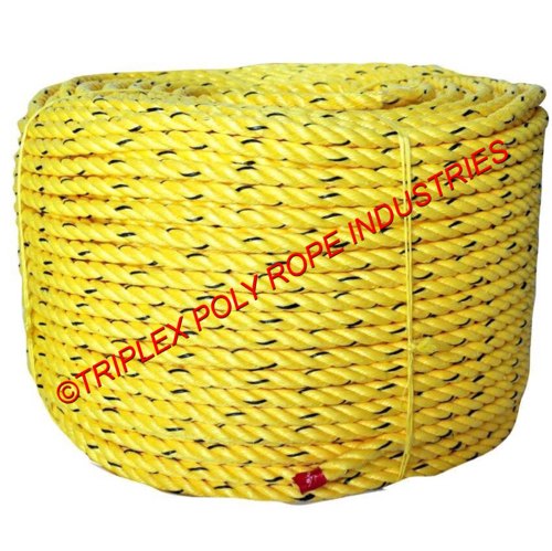 Yellow Nylon Polypropylene Rope, For Rescue Operation, Size: Standard