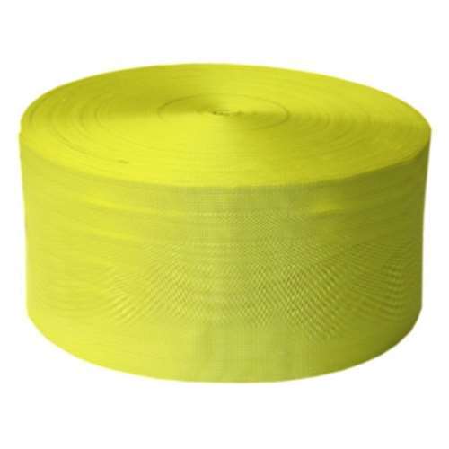 Yellow Polyester Nylon Webbing, For Lifting, Packaging Type: Roll