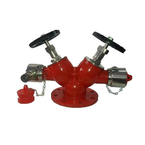 Mild Steel Omex Double Headed Hydrant Valves, For Industrial