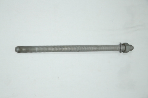 Silver Mild Steel Threaded Bolt, For Tractors, Size: 16X300