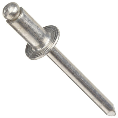 Zinc Plated Open End Blind Rivet, Size: 6.4 mm