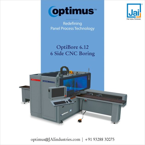 Optimus CNC Boring Machine - Six Side, 415 V, 12 Hp