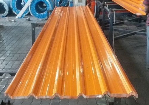 Colour-Craft 3600mm Orange Stainless Steel Profile Sheet