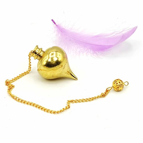 Plus Value Golden 42gm Orbit Brass Dowsing Pendulum