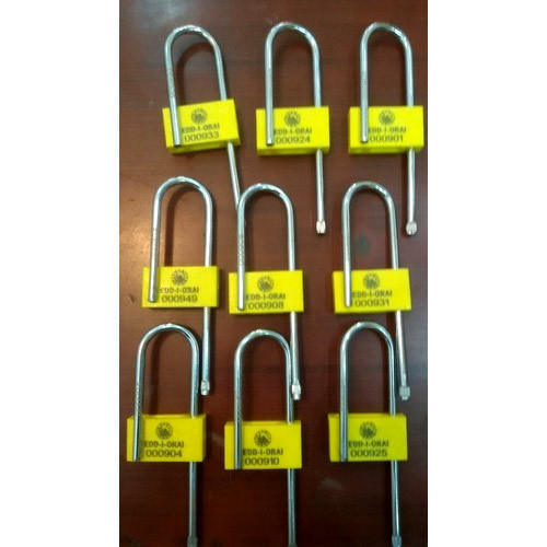 Plastic and Steel Padlock Seals, For Industrial, Size: 1-5 inch