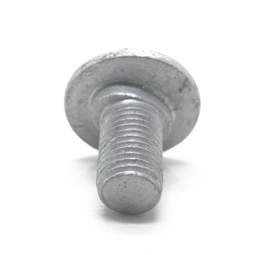 Mild Steel Full Thread Oval Neck Guard Rail Bolt, Size: 1 Inch