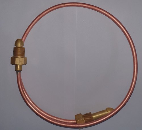 BRASS COPPER Argon Tailpipe, For Gas Cylinder, Size: 1 Meter Long