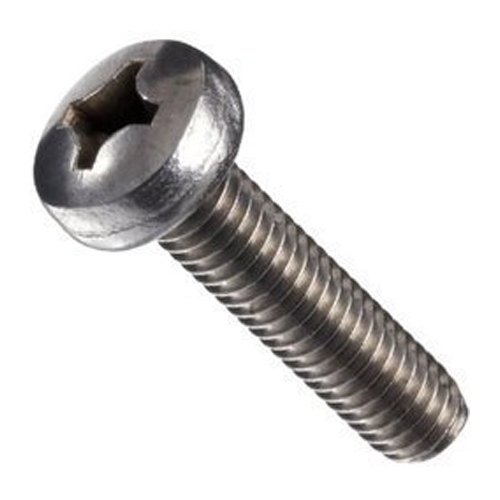 M. B. Stainless Steel Pan Head Machine Screw, Grade: 304, Size: 1-4