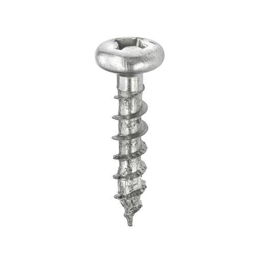 Silver Carbon Steel And Stainless Steel Pan Head Wood Screws, Drum Polish