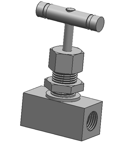 Panel Mounting Needle Valve