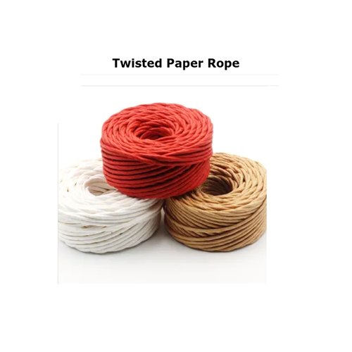 Colored Paper Bag Handle Rope