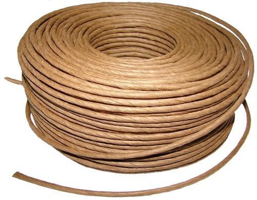 Brown And White And Colours Cable Filler Paper Yarn Twisted