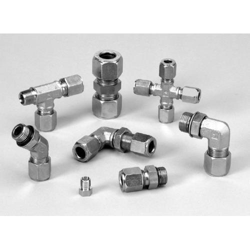 SS Ferrule Hydraulic Tube Fitting, For Gas Pipe, Thread Size: BSP